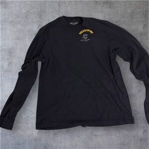 Abercrombie & Fitch Dark blue Long Sleeve Tee
